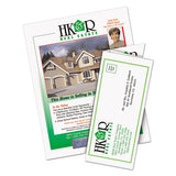 Tri-fold Brochures, 92 Bright, 83lb, 8.5 X 11, Matte White, 100-pack