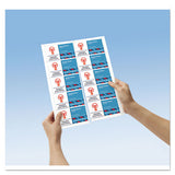 Magnetic Business Cards, 2 X 3 1-2, White, 10-sheet, 30-pack