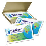 True Print Clean Edge Business Cards, Inkjet, 2 X 3 1-2, White, 400-box
