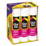 Permanent Glue Stic Value Pack, 1.27 Oz, Applies Purple, Dries Clear, 6-pack