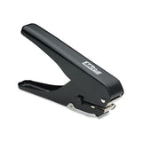 Handheld Badge Punch, 9-16 X 1-8 Horizontal Slot, 1-8"-5-8" Reach, Black-chrome