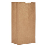 Grocery Paper Bags, 50 Lbs Capacity, #4, 5"w X 3.13"d X 9.75"h, Kraft, 500 Bags