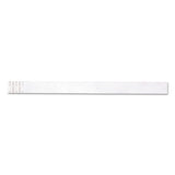 Security Wristbands, 0.75" X 10", Red, 100-pack