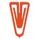 Plastiklips Paper Clips, Medium (no. 4), Assorted Colors, 500-box