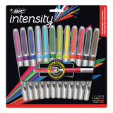Intensity Ultra Permanent Marker, Extra-fine Needle Tip, Deep Sea Blue, Dozen