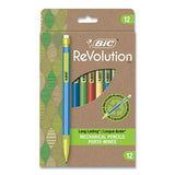 Revolution Mechanical Pencil, 0.7 Mm, Hb (#2), Black Lead, Assorted Barrel Colors, 12/pack