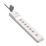 Home-office Surge Protector, 7 Outlets, 12 Ft Cord, 2160 Joules, White