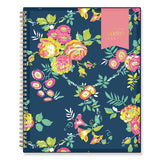 Day Designer Cyo Weekly-monthly Planner, 11 X 8.5, Navy-floral, 2021
