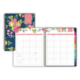 Day Designer Cyo Weekly-monthly Planner, 11 X 8.5, Navy-floral, 2021