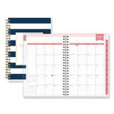 Day Designer Daily-monthly Planner, 8 X 5, Navy-white, 2021