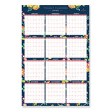 Day Designer Laminated Wall Calendar, 36 X 24, 2021