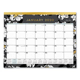 Baccara Dark Desk Pad, 22 X 17, 2021