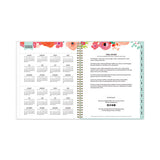 Day Designer Secret Garden Mint Frosted Weekly-monthly Planner, 11 X 8.5, Multicolor Cover, 12-month (jan To Dec): 2023