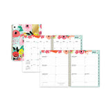 Day Designer Secret Garden Mint Frosted Weekly-monthly Planner, 11 X 8.5, Multicolor Cover, 12-month (jan To Dec): 2023