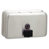 Classicseries Surface-mounted Liquid Soap Dispenser, 40 Oz, 8.13" X 2.75" X 4.75", Stainless Steel