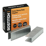 Heavy-duty Premium Staples, 0.38" Leg, 0.5" Crown, Steel, 5,000-box