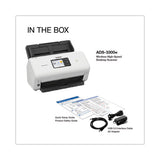 Ads-3300w High-speed Desktop Scanner, 600 Dpi Optical Resolution, 60-sheet Adf