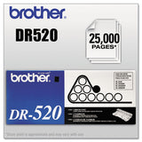 Dr520 Drum Unit, 25000 Page-yield, Black