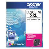 Lc20em Inkvestment Super High-yield Ink, 1200 Page-yield, Magenta