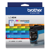 Lc404cs Inkvestment Ink, 750 Page-yield, Cyan