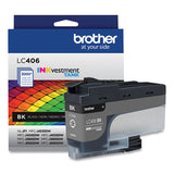 Lc406bks Inkvestment Ink, 3,000 Page-yield, Black