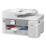 Mfc-j5855dw Inkvestment Tank All-in-one Color Inkjet Printer, Copy-fax-print-scan