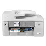 Mfc-j6555dw Inkvestment Tank All-in-one Color Inkjet Printer, Copy-fax-print-scan