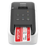 Ql-810w Ultra-fast Label Printer With Wireless Networking, 110 Labels-min Print Speed, 5 X 9.38 X 6