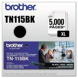 Tn115bk High-yield Toner, 5000 Page-yield, Black