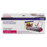 Tn221y Toner, 1400 Page-yield, Yellow