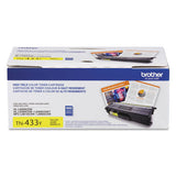 Tn433y High-yield Toner, 4,000 Page-yield, Yellow
