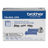Tn8502pk High-yield Toner, 8,000 Page-yield, Black, 2-pack
