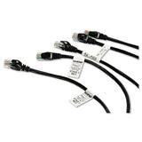 Tze Flexible Tape Cartridge For P-touch Labelers, 0.7" X 26.2 Ft, Black On White