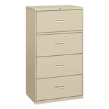 400 Series Two-drawer Lateral File, 30w X 18d X 28h, Black