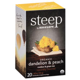 Steep Tea, Dandelion & Peach, 1.18 Oz Tea Bag, 20-box