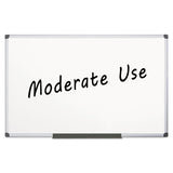 Value Melamine Dry Erase Board, 48 X 96, White, Aluminum Frame