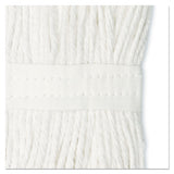 Cut-end Wet Mop Head, Cotton, No. 24, White 12-carton