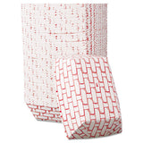 Paper Food Baskets, 1 Lb Capacity, Red-white, 1000-carton