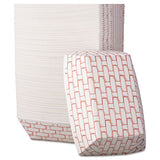 Paper Food Baskets, 2lb Capacity, Red-white, 1000-carton