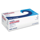 General-purpose Latex Gloves, Natural, Large, Powder-free, 4.4 Mil, 1000-carton