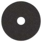High Performance Stripping Floor Pads, 19" Diameter, Grayish Black, 5-carton