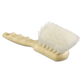 Utility Brush, Polypropylene Fill, 8 1-2" Long, Tan Handle