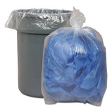 Low Density Repro Can Liners, 45 Gal, 1.2 Mil, 40" X 46", Black, 100-carton