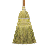 Corn-fiber Lobby Brooms, 53.5", Natural, 6-carton