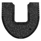 Commode Mat 2.0, Absorbant, Rubber, 22 X 22, Black, 6-carton