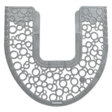 Commode Mat 2.0, Rubber, 22.88 X 22, Gray-white, 6-carton