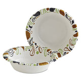 Deerfield Printed Paper Bowl, 12 Oz, Coated-soak Proof, 125 Bowls-pack, 8 Pks-ct