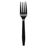 Mediumweight Polystyrene, Fork, White, 10 Boxes Of 100-carton