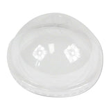 Pet Cold Cup Dome Lids, Fits 9 Oz To 10 Oz Pet Cups, Clear, 1,000/carton