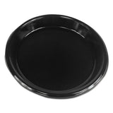 Hi-impact Plastic Dinnerware, Plate, 10" Diameter, White, 500-carton